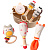 Набор игрушек Jolly Friends Happy Baby 331957